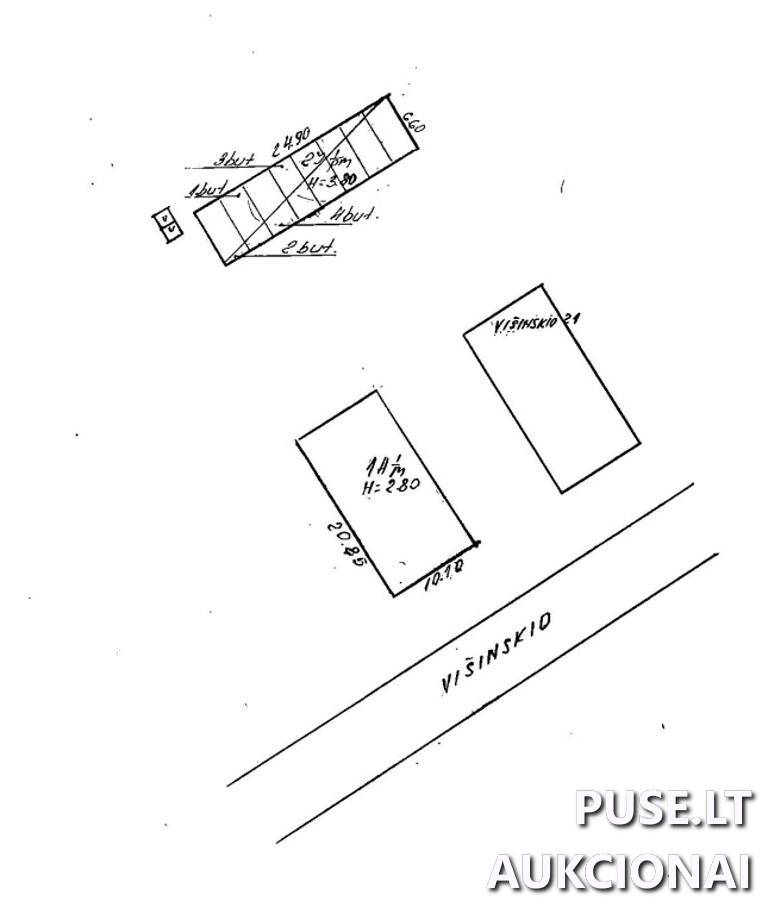 Butas Patalpos/Butai P. Višinskio g. 23, 80224 Kurtuvėnai, Bubių sen., Šiaulių r. sav. 1