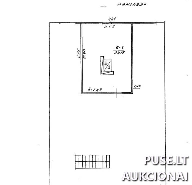 Butas Patalpos/Butai P. Višinskio g. 23, 80224 Kurtuvėnai, Bubių sen., Šiaulių r. sav. 7