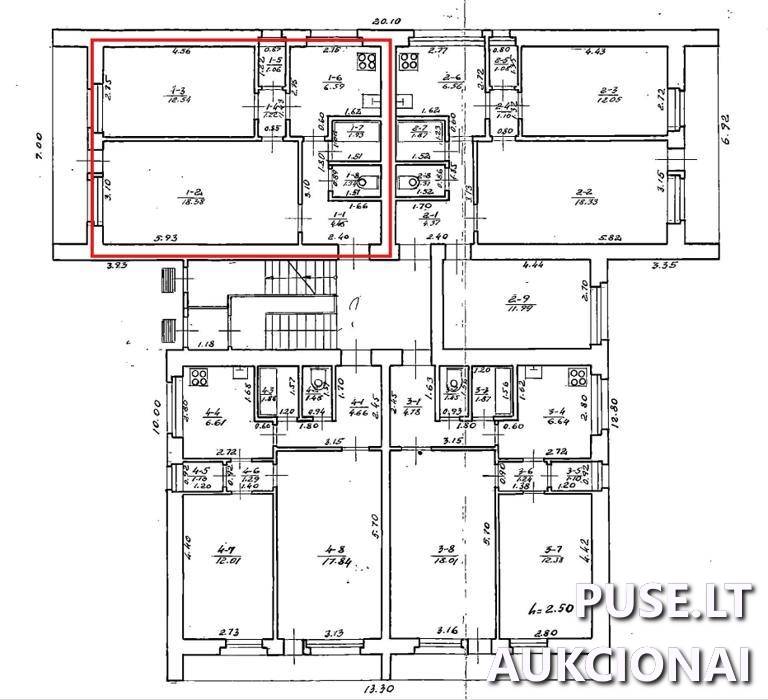 Butas Patalpos/Butai Stadiono g. 16, 85376 Akmenė, Akmenės sen., Akmenės r. sav. 1