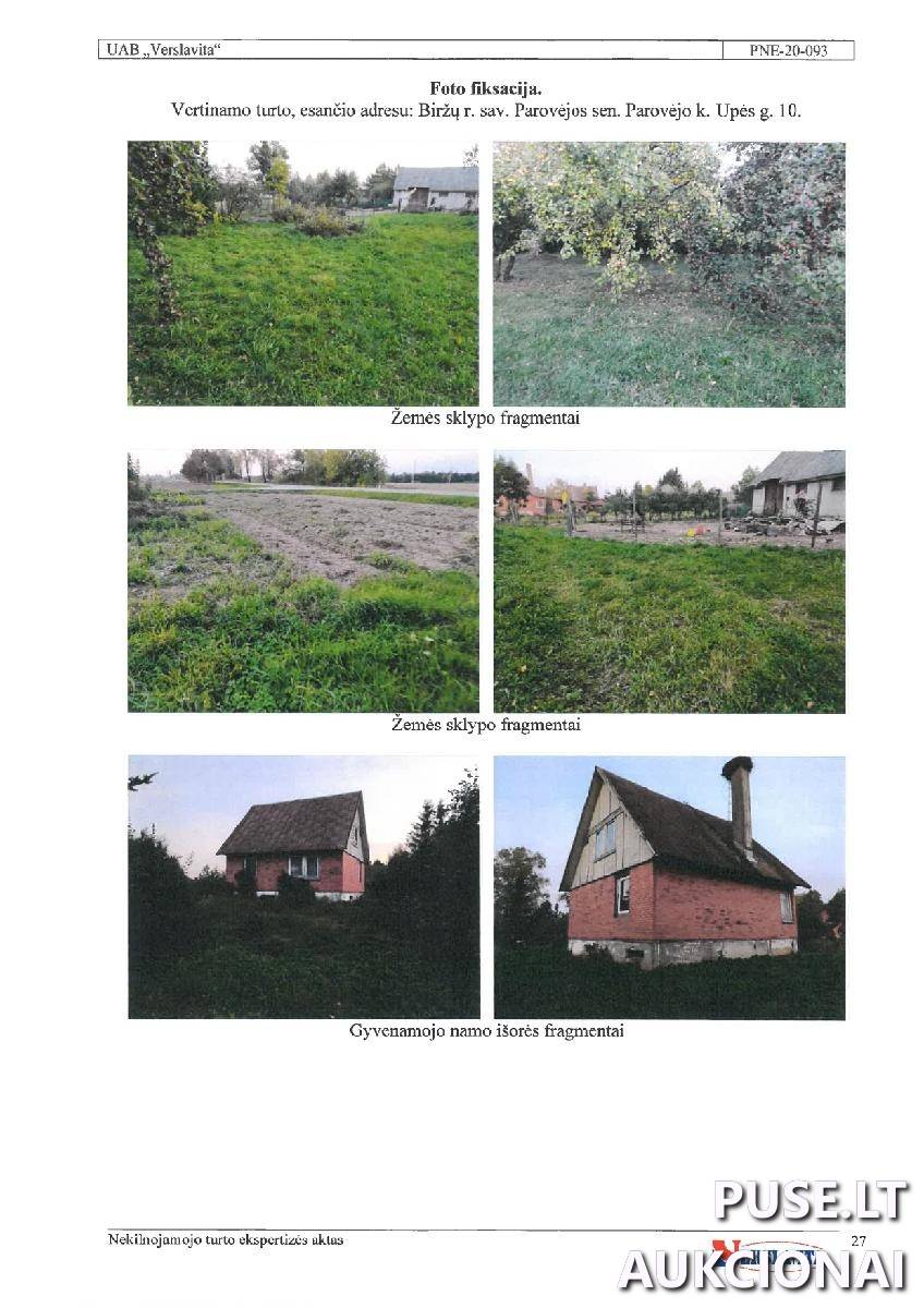 Žemės sklypas Sklypai Upės g. 10, 41480 Parovėja, Parovėjos sen., Biržų r. sav. 2