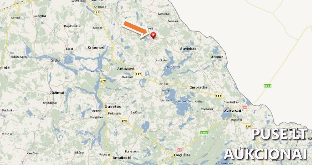 Žemės sklypas Sklypai Kumpuoliai, Antazavės sen., Zarasų r. sav. 1