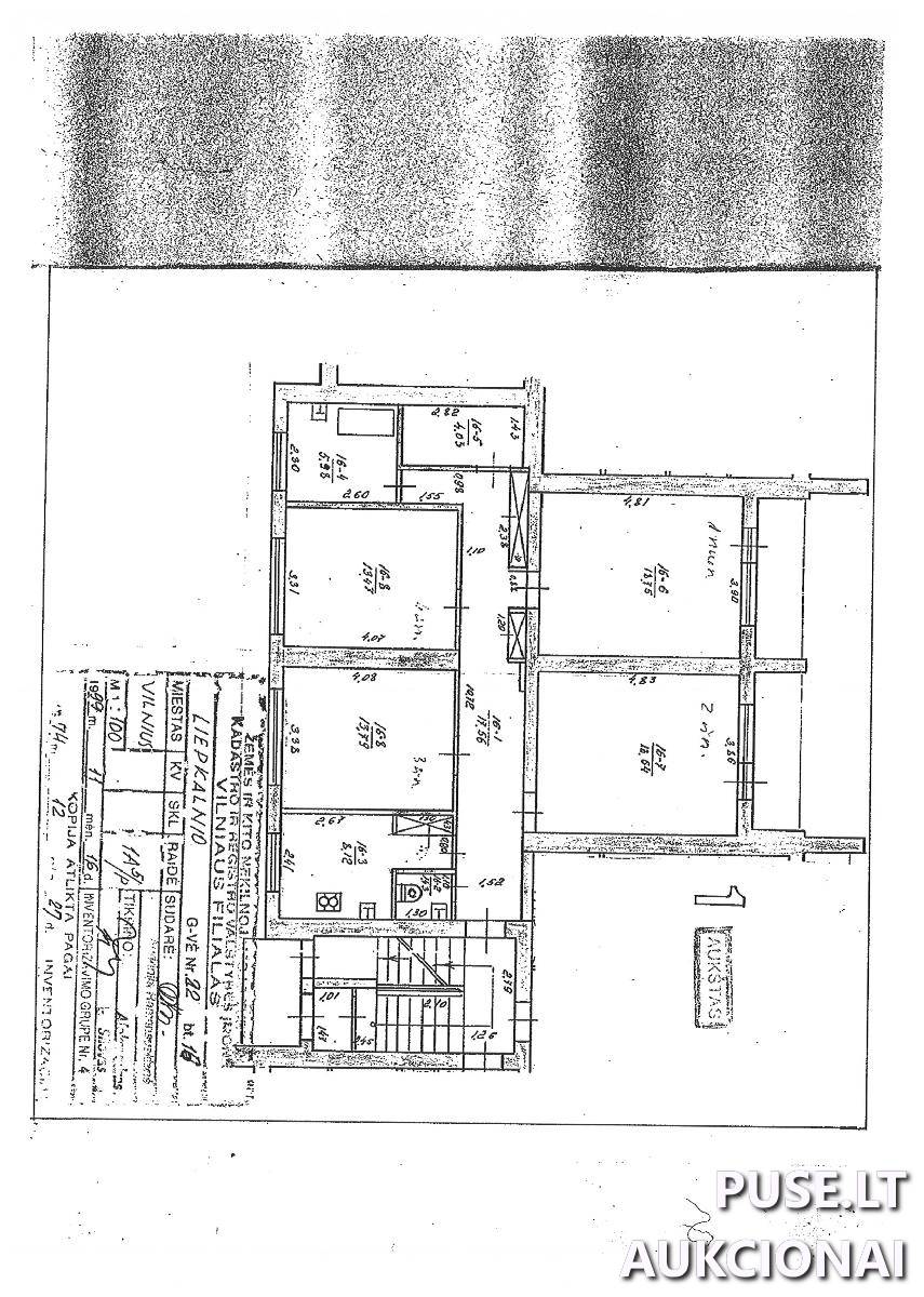 Butas Patalpos/Butai Liepkalnio g. 22, 02105 Vilnius, Vilniaus m. sav. 1