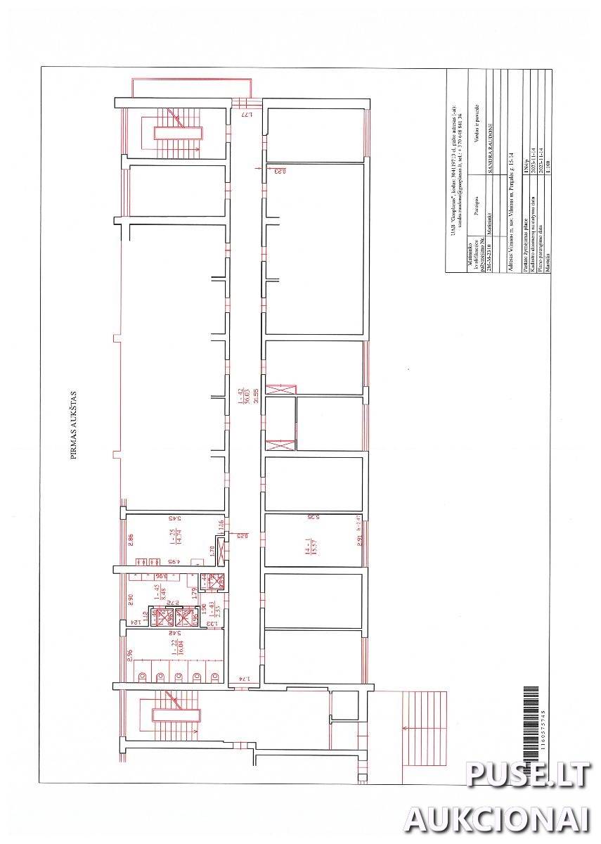 Kambarys Patalpos/Butai Pergalės g. 15, 11202 Vilnius, Vilniaus m. sav. 1