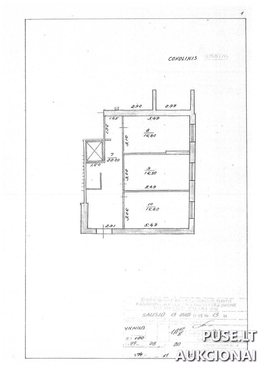 Negyvenamos patalpos Patalpos/Butai Sausio 13-osios g., Vilnius, Vilniaus m. sav. 1