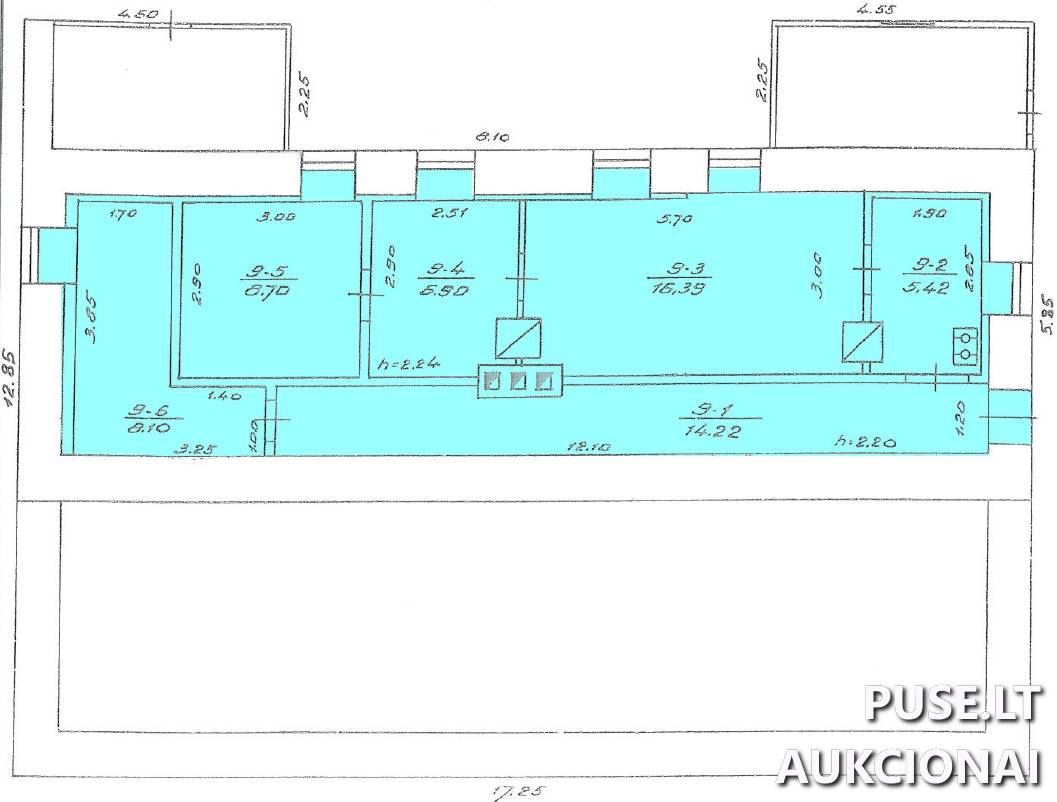 Butas Patalpos/Butai Pušų g. 1, 08120 Vilnius, Vilniaus m. sav. 1