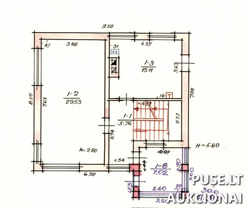 Gyvenamasis namas Pastatai Beržų g. 53, 53260 Garliava, Garliavos sen., Kauno r. sav. 6