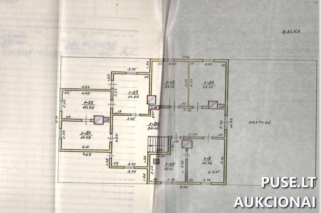 Poliklinika Pastatai Vilniaus g. 21, 59423 Jieznas, Jiezno sen., Prienų r. sav. 1