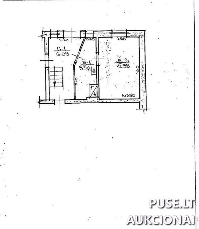Butas Patalpos/Butai Dariaus ir Girėno g. 33, 70410 Kybartai, Kybartų sen., Vilkaviškio r. sav. 1