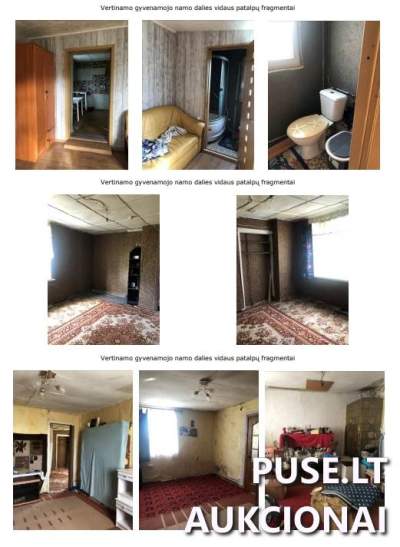 Gyvenamojo namo dalis (54/100) Šilutės r., Midveriuose už 4000 EUR