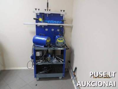 Metalo kėbulo dalių lyginimo stendas Klaipėdoje, pradinė kaina 640 EUR, mašinos ir įrengimai