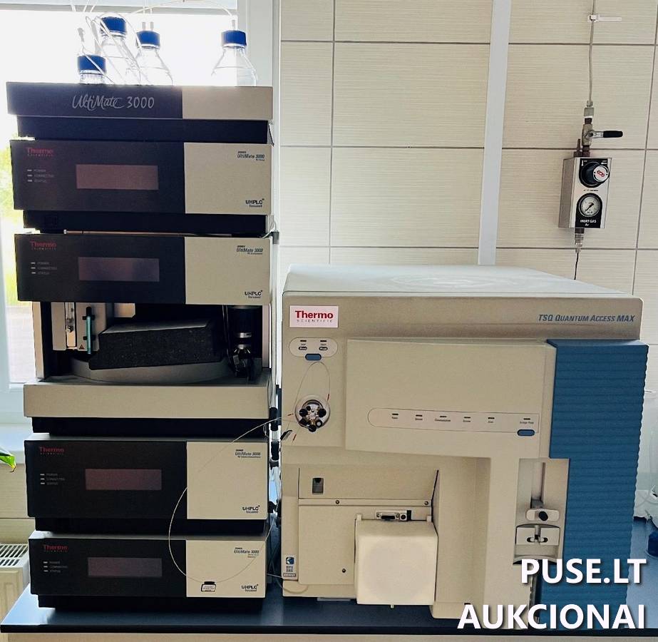 Chromatografinė sistema su trigubo kvadrupolio masių detektoriumi Mašinos ir įrengimai 2