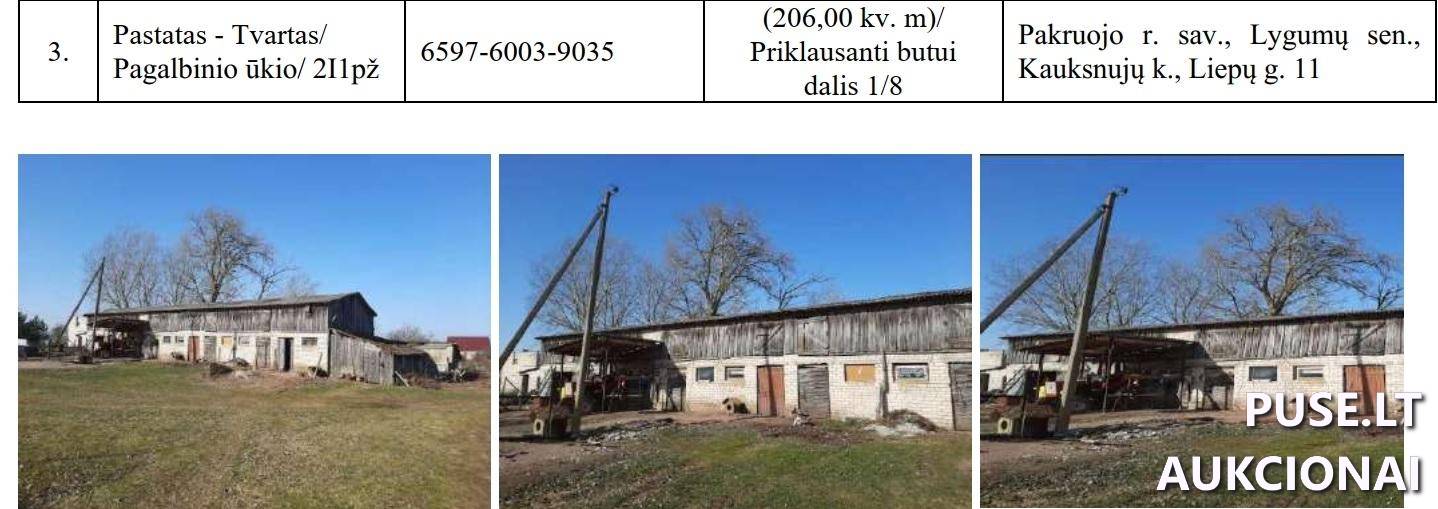Butas Patalpos/Butai Liepų g. 11, 83280 Kauksnujai, Lygumų sen., Pakruojo r. sav. 1