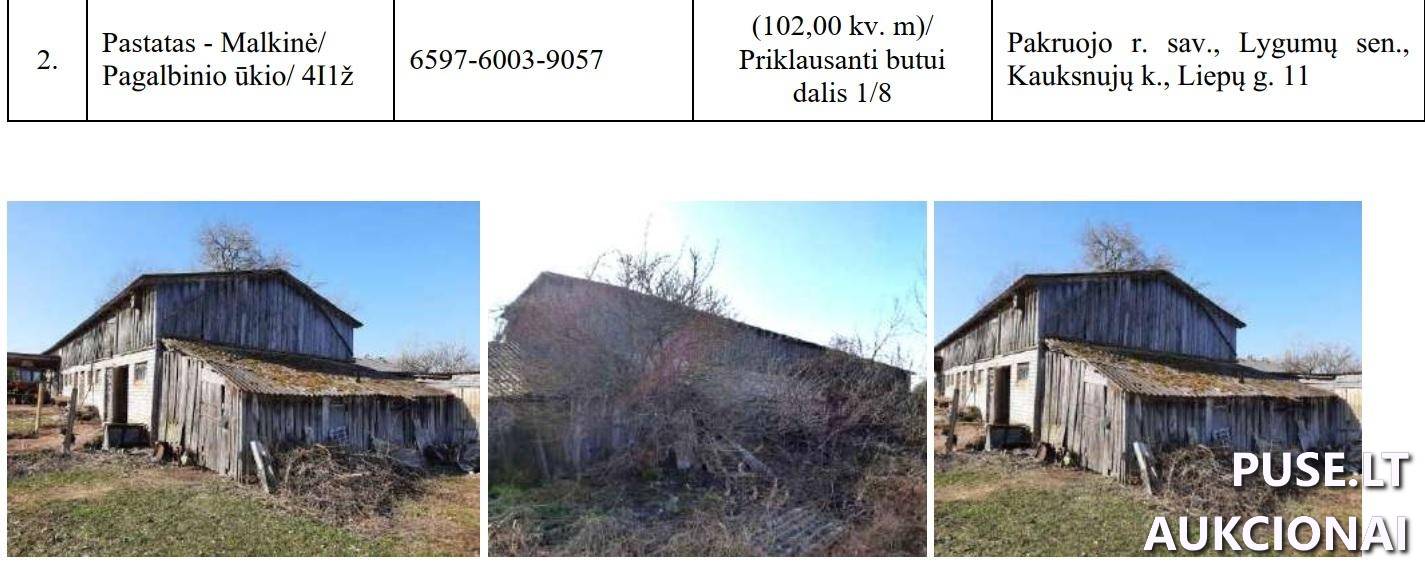 Butas Patalpos/Butai Liepų g. 11, 83280 Kauksnujai, Lygumų sen., Pakruojo r. sav. 7