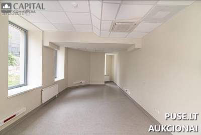 Visuomeninio pastato nuoma Vilniuje, Studentų g. 45A, pradinė kaina 0 EUR –administracinės 294 kv. m patalpos