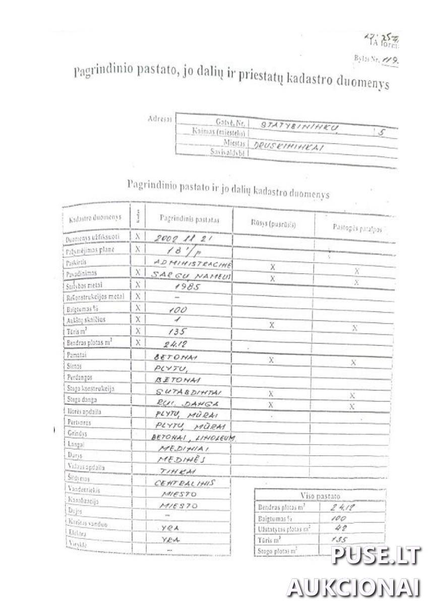 Sargo namelis Pastatai Statybininkų g. 5, 66183 Druskininkai, Druskininkų sav. 4