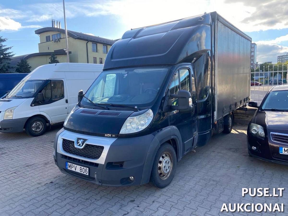 Peugeot Boxer, valst. Nr. MPV806, 2014 m., 2999cm3. Krovininis automobilis iki 3,5t. 3