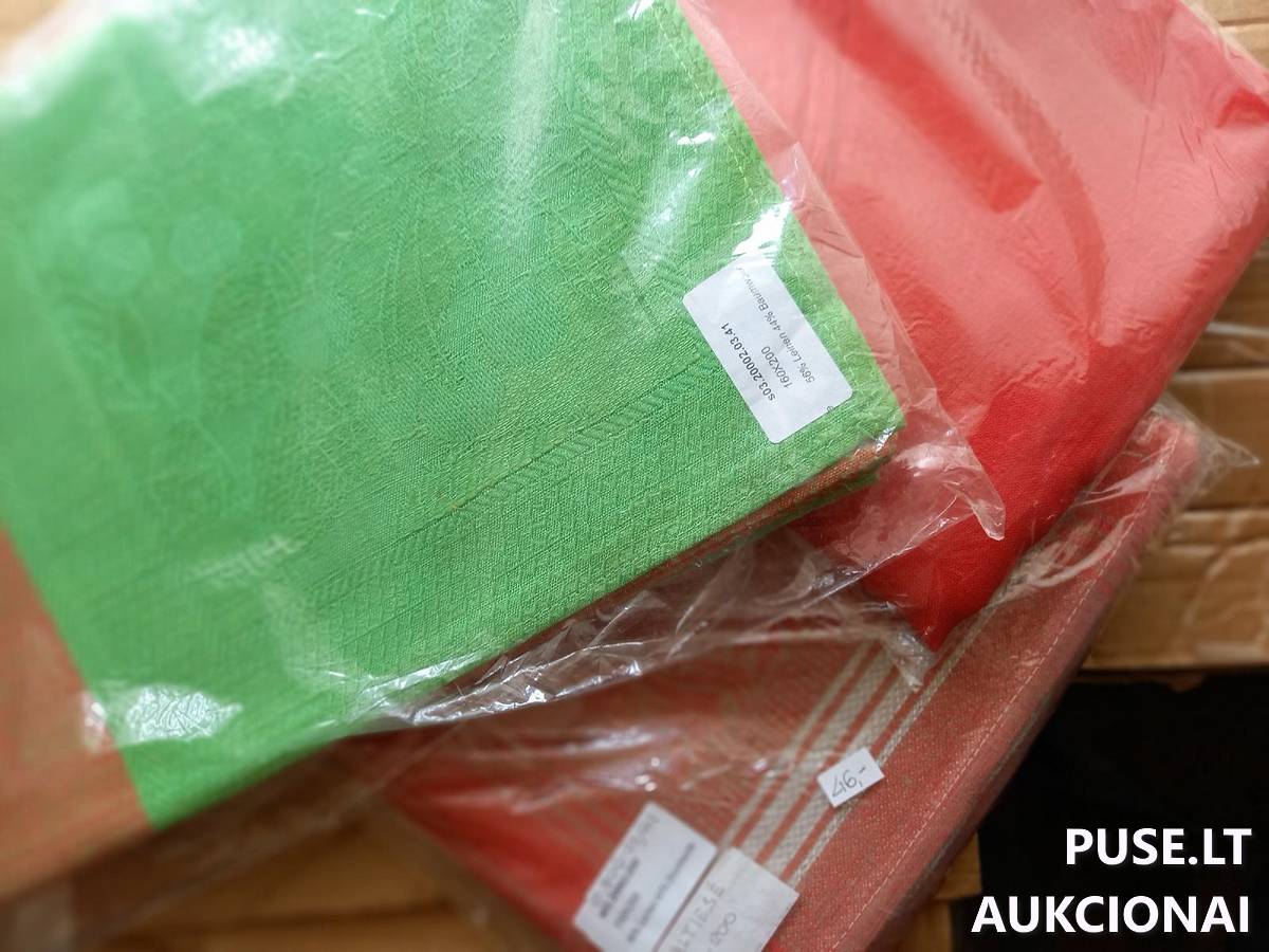 Parduodamas BUAB Linobara trumpalaikis turtas: audiniai, gatava produkcija, žaliavos, audinių atraižos ir kt. Kitas turtas 7