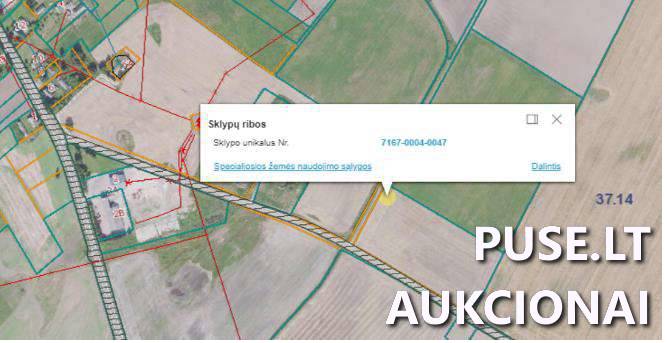 Žemės sklypas Sklypai Kunigiškiai, Šaukoto sen., Radviliškio r. sav. 1