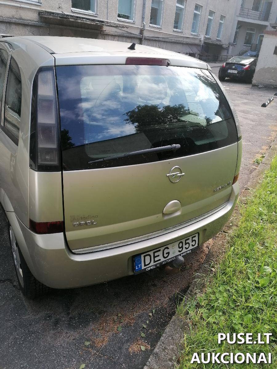 OPEL MERIVA valstybinis Nr. DEG 955. Lengvasis automobilis 1