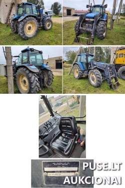 Traktoriai, savaeigės mašinos, priekabos, puspriekabės - New Holland 8560
