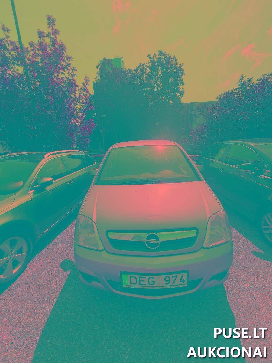 OPEL MERIVA valstybinis Nr. DEG 974 Lengvasis automobilis 3