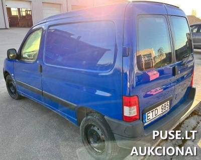 Krovininis komercinis automobilis Peugeot Partner 1.6L 400 EUR pradinė kaina