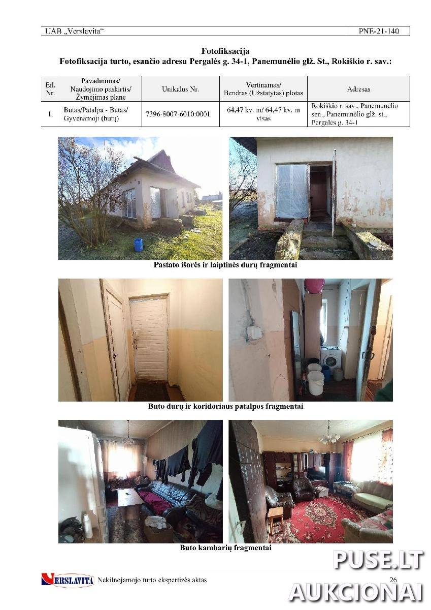 Butas Patalpos/Butai Pergalės g. 34, 42329 Panemunėlis, Panemunėlio sen., Rokiškio r. sav. 2