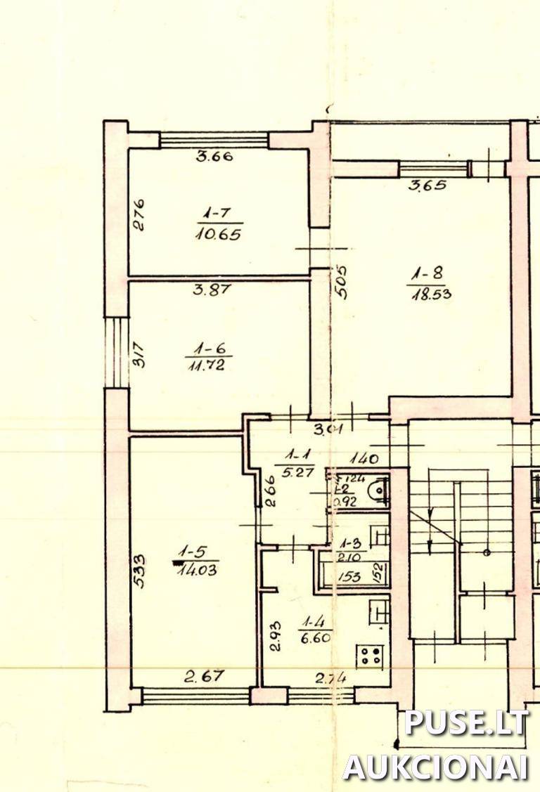 Butas Patalpos/Butai Vilniaus g. 35, 76280 Šiauliai, Šiaulių m. sav. 1