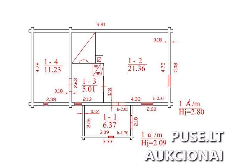 Gyvenamasis namas Pastatai Raščiūnų g. 7, 30172 Raščiūnai, Mielagėnų sen., Ignalinos r. sav. 6