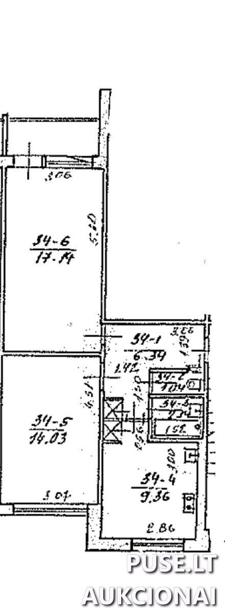Butas Patalpos/Butai V. Kudirkos g. 36, 81150 Kuršėnai, Kuršėnų miesto sen., Šiaulių r. sav. 1