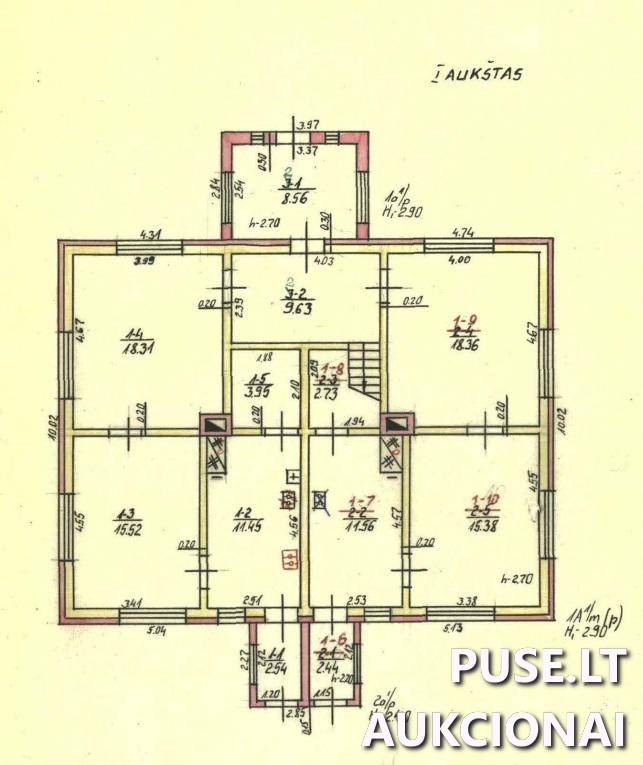Butas Nr. 1 Patalpos/Butai Kalno g. 5, 58147 Slikiai, Pelėdnagių sen., Kėdainių r. sav. 7