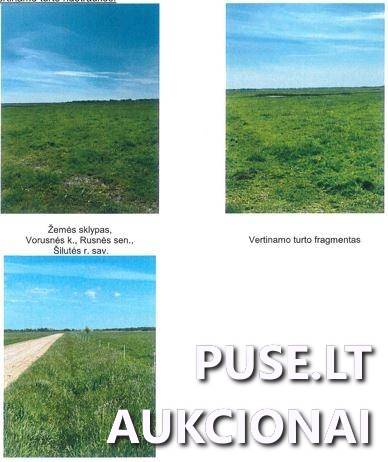 Žemės sklypas Sklypai Vorusnė, Rusnės sen., Šilutės r. sav. 1