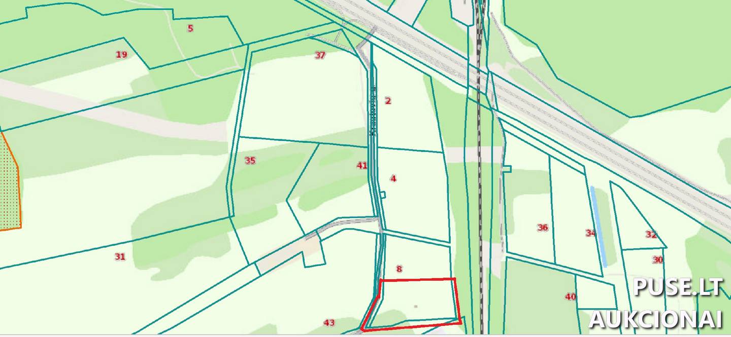 Žemės sklypas Sklypai Krautuvių g. 8, 02248 Vilnius, Vilniaus m. sav. 2