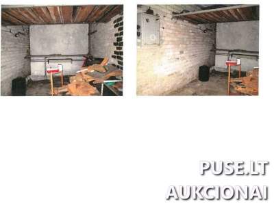 1/2 Garažo Dalies Aukcionas Vilniuje, Šaltkalvių g. 60A, pradinė kaina 3840 EUR
