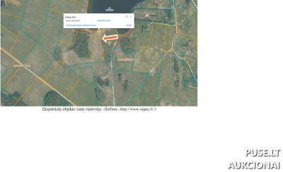 Žemės sklypo dalies (1/3) pardavimas Zarasų r. Berankiškių k. aukcione - Pradinė kaina 2400 EUR