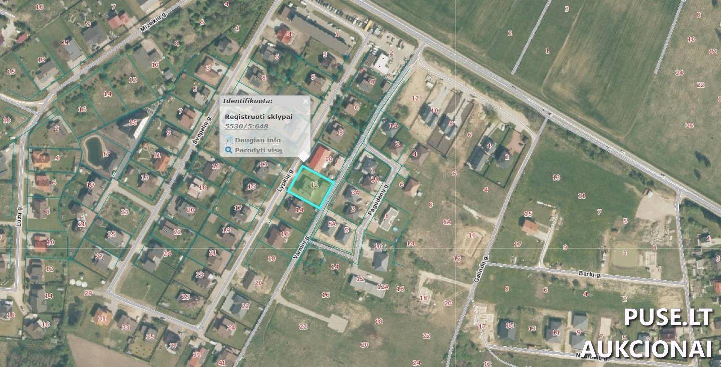 Žemės sklypas Sklypai Lypkių g. 12, 96326 Budrikai, Sendvario sen., Klaipėdos r. sav. 3