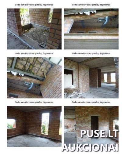 Sodo namelis Kauno rajone, Smiltynų k., Agnapolio g. 19, pradinė kaina 27000 EUR