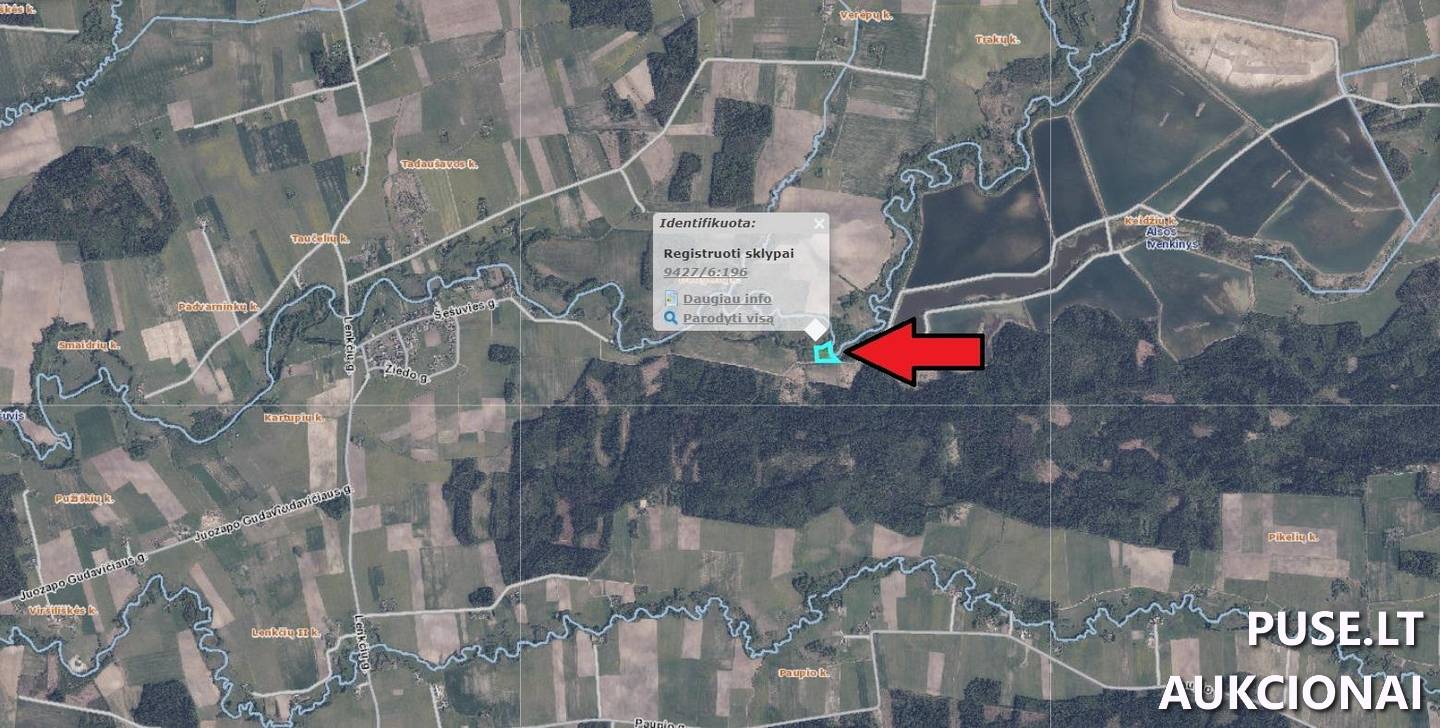 Žemės sklypas Sklypai Daugėliai 4, 74306, Eržvilko sen., Jurbarko r. sav. 1