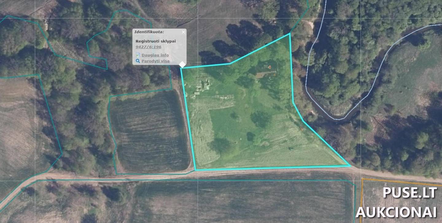 Žemės sklypas Sklypai Daugėliai 4, 74306, Eržvilko sen., Jurbarko r. sav. 2