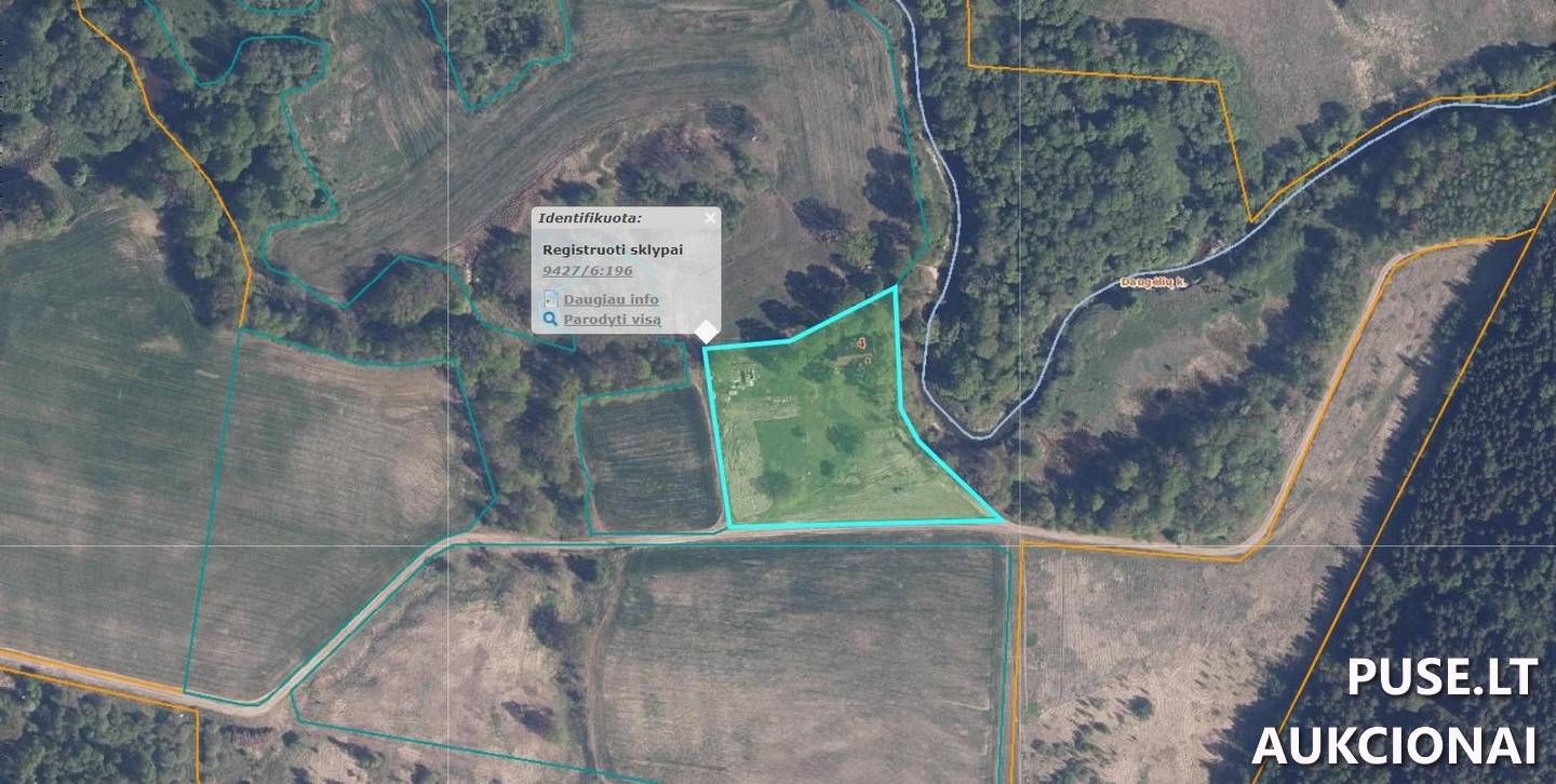 Žemės sklypas Sklypai Daugėliai 4, 74306, Eržvilko sen., Jurbarko r. sav. 3
