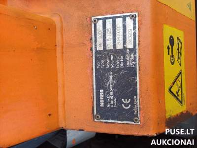 Šiukšliavežis MAN 2532 su hidromanipuliatoriumi HIAB 2009 m. Ukmergėje pradinė kaina 27000 EUR