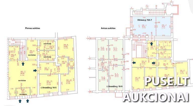 Įstaiga Patalpos/Butai J. Gruodžio g. 16, 44291 Kaunas, Kauno m. sav. 10