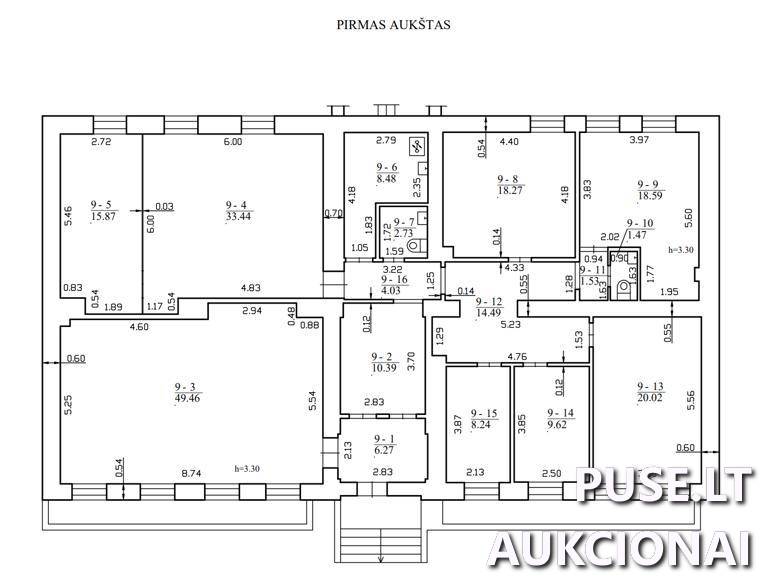 Administracinės patalpos Patalpos/Butai I. Kanto g. 6, 44296 Kaunas, Kauno m. sav. 1