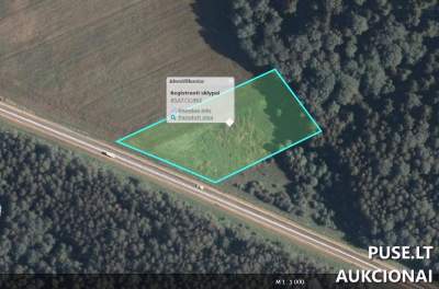 Žemės ūkio paskirties žemės sklypo 1/2 dalis Šalčininkų r. sav., Kmelninkų k., 0.25 ha už 376 EUR