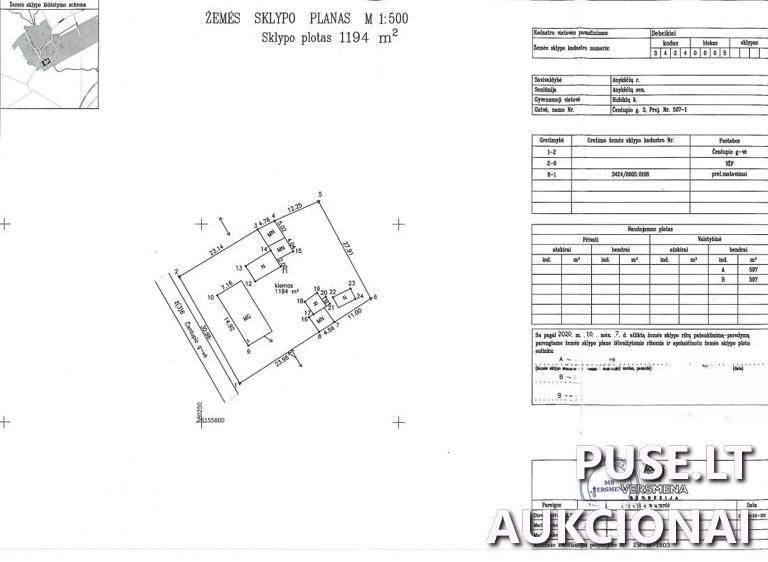 Gyvenamas namas Pastatai Čentupio g. 3, 29202 Rubikiai, Anykščių sen., Anykščių r. sav. 1