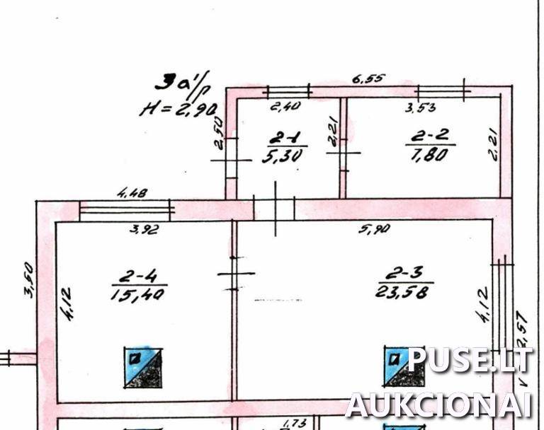 Butas Nr. 2 Patalpos/Butai Naniškių g., Senosios Naniškės, Valkininkų sen., Varėnos r. sav. 3