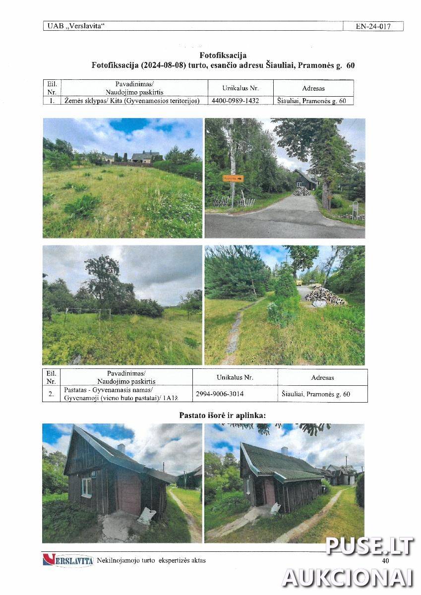 Žemės sklypas Sklypai Pramonės g. 60, 77112 Šiauliai, Šiaulių m. sav. 1