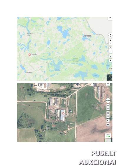 Žemės ūkio paskirties sklypas Zarasų rajone, Paduščio k., 2.3416 ha ploto už 44800 EUR