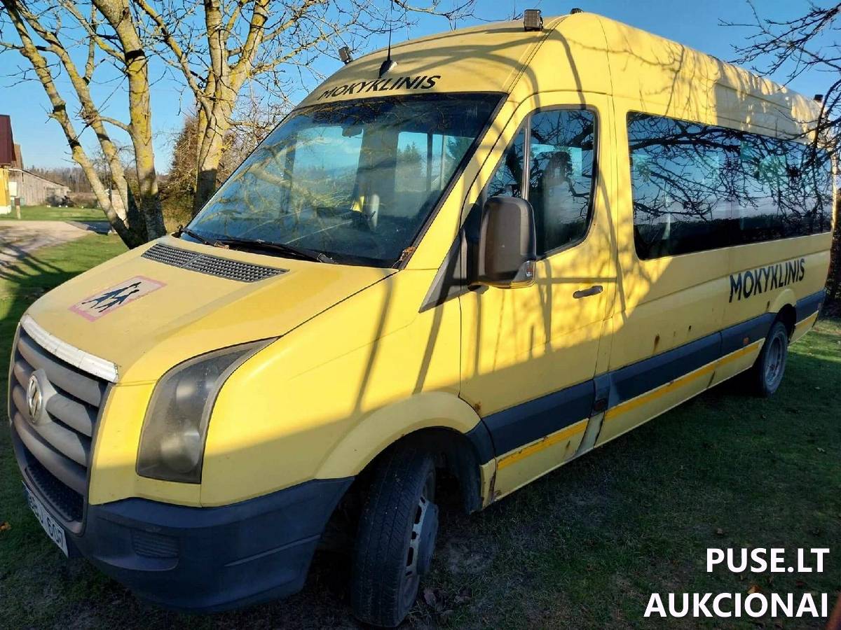 Mokyklinis autobusas VW Crafter Mažas autobusas 4