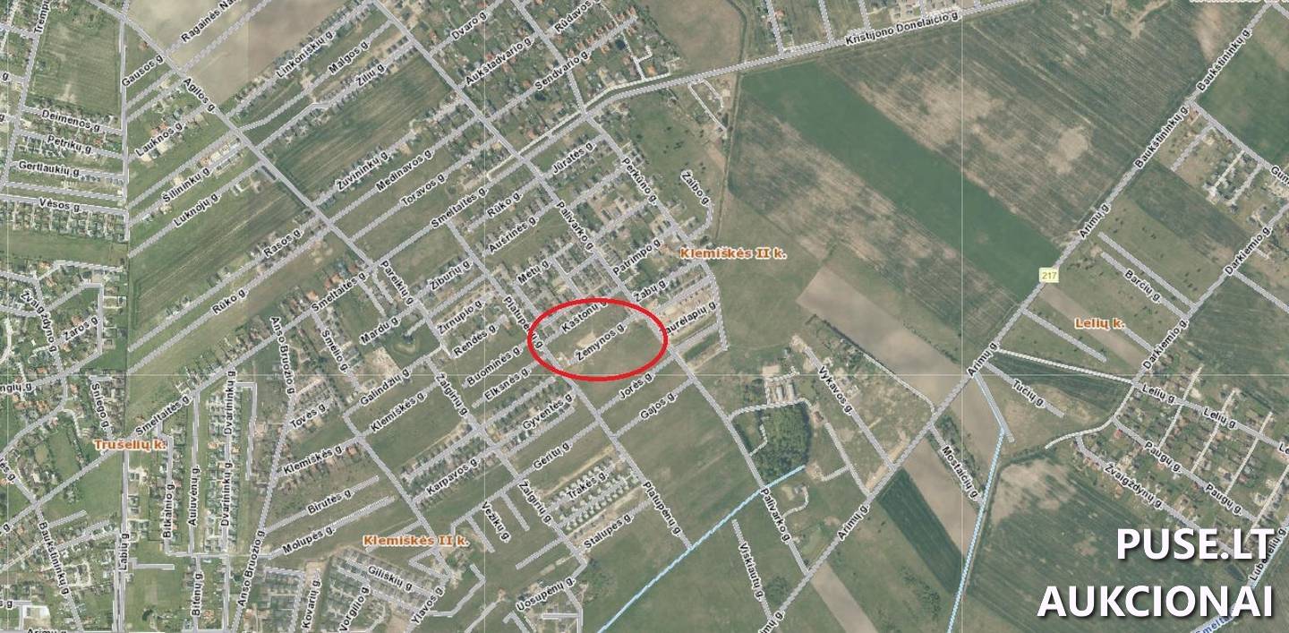 Žemės sklypas Sklypai Žemynos g. 1, 91289 Klemiškė II, Sendvario sen., Klaipėdos r. sav. 1